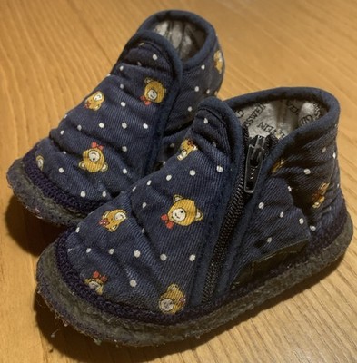 Giesswein Baby Hausschuhe Gr. 18 blau 