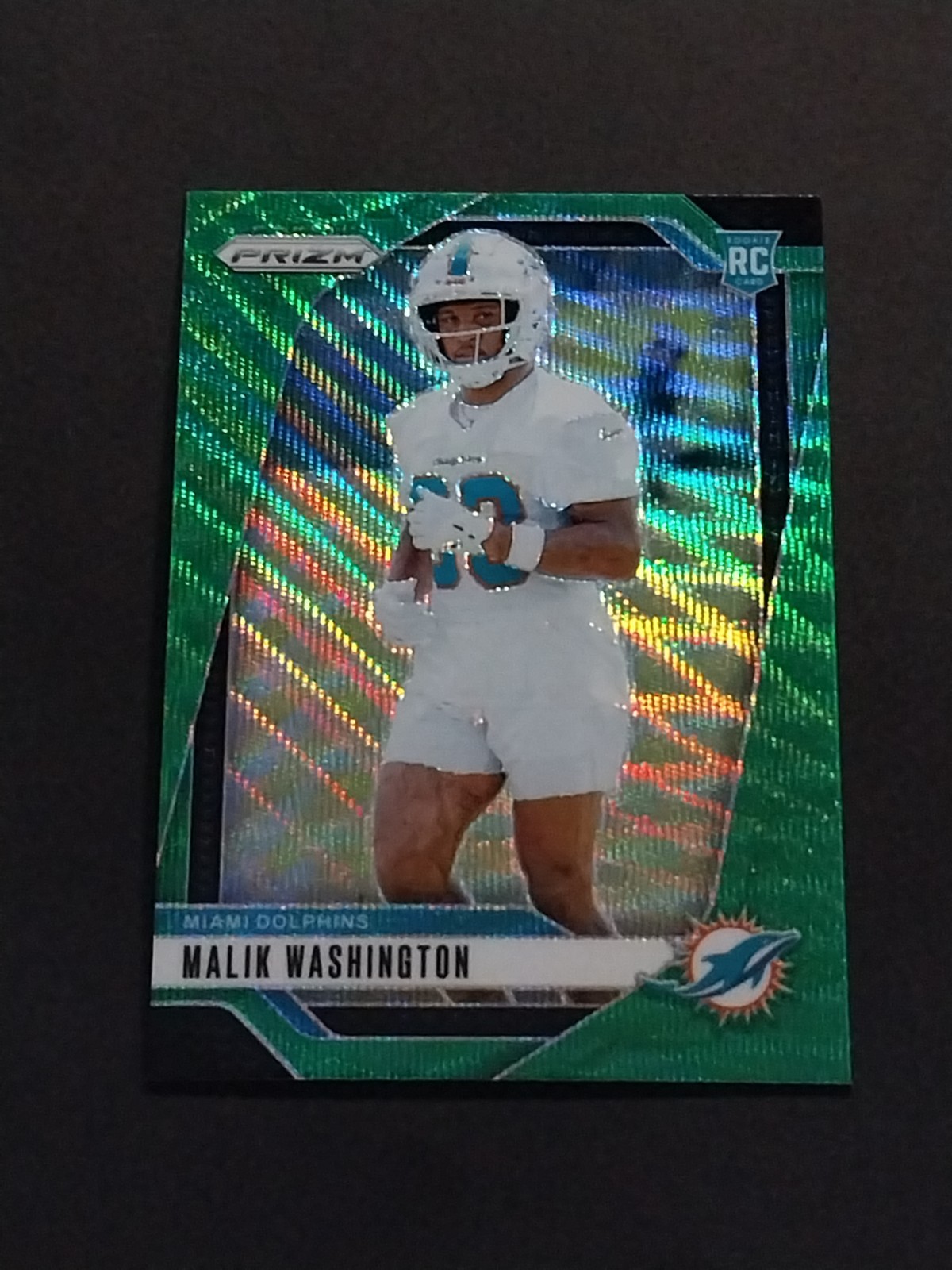 Malik Washington Panini Prizm #371 Green Wave