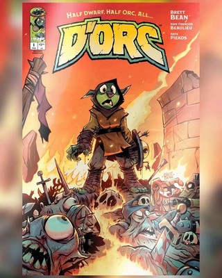 D'ORC #1 2nd Print Foil LTD 500 ComicTom Exclusive Confirmed Preorder
