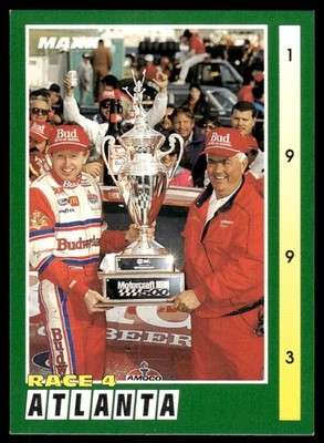 Race 4 Atlanta 1993 Maxx #267 Junior Johnson & Associates