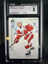 2009-10 SP Authentic - SP Essentials Steve Yzerman #154 /1999 CGC 8