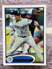 Yunel Escobar 2012 Topps Error #229a Toronto Blue Jays