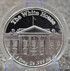 BU TRUMP 45th President/ White House Commemorative 1 oz .999 Fine Silver Round