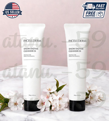 Pack of 2! - IN.CELL.DERM Snow Enzyme Cleanser 120g 2027 - FREESHIPPING NIB