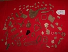 COLLECTION OF DUG CIVIL WAR RELICS FROM CENTERVILLE VIRGINIA Pistol Bullets ++