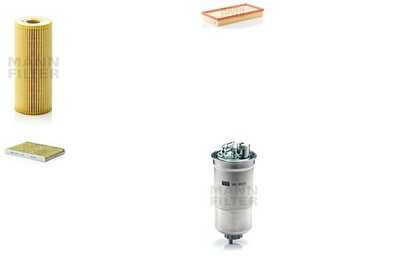 MANN-FILTER Inspektionspaket Filtersatz XL Leitungsfilter Aktivkohlefilter für 4