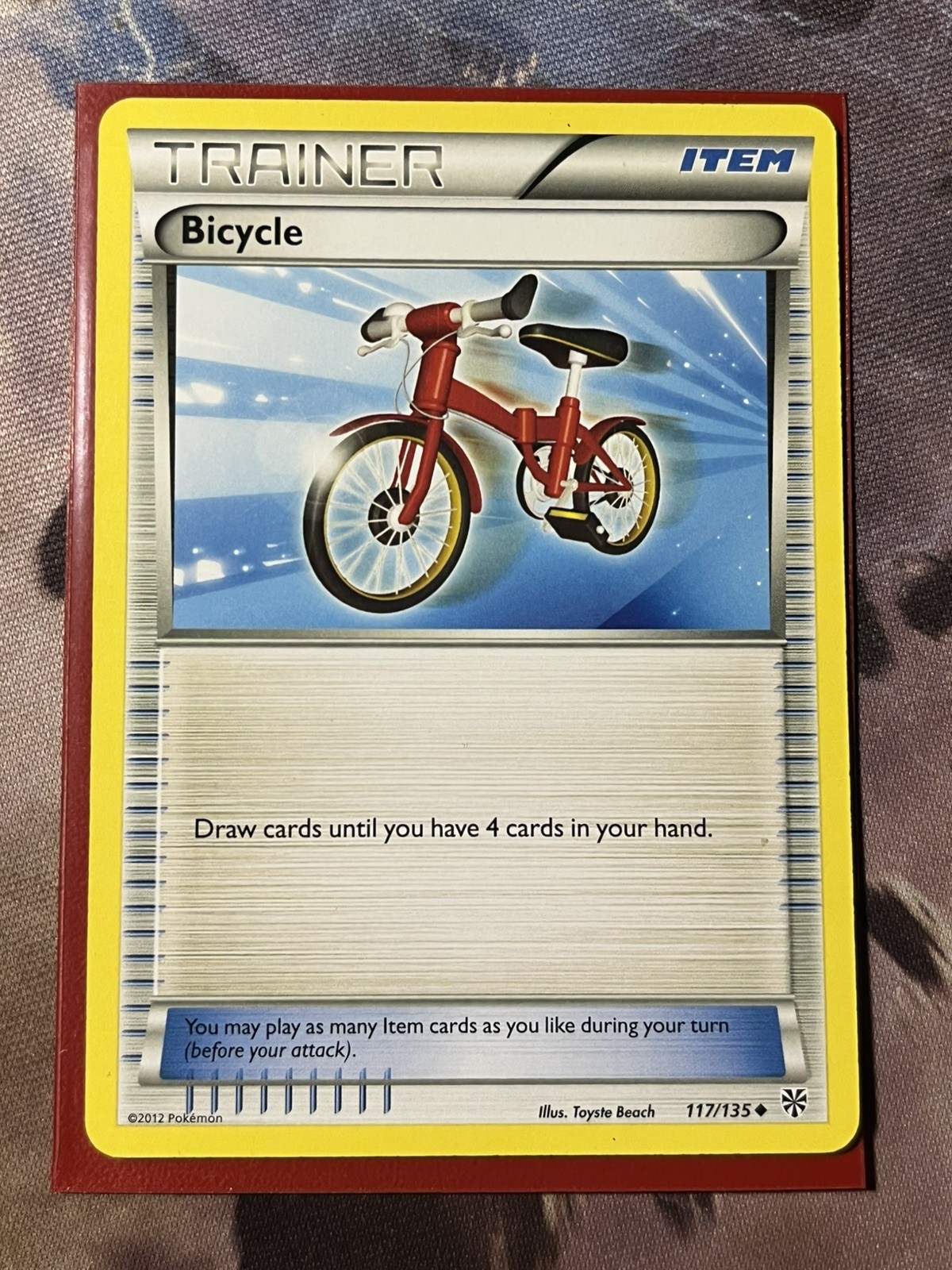Pokémon TCG Bicycle 117/135 - Plasma Storm - LP