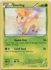 Pokemon Deerling Common 13/114 Black & White LP Nishida on eBay