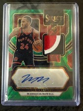 2023-24 Select Prizm Green Markquis Nowell RPA Triple Color Patch Auto /5