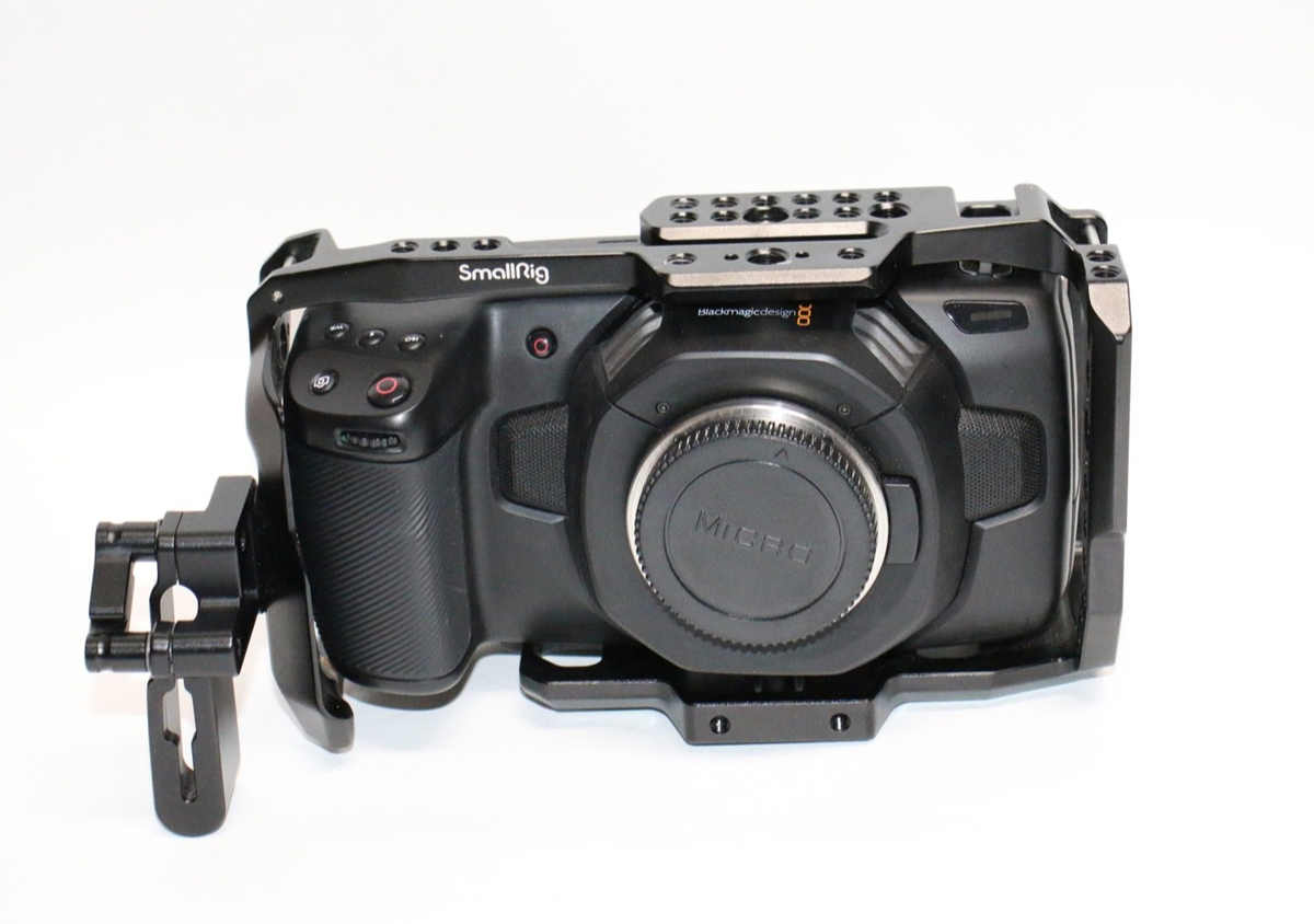 Blackmagic Design Pocket Cinema Camera 4K With SmallRig Cage
