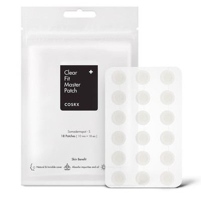 COSRX Clear Fit Invisible Master Patch, 18 Count (Pack of 1),