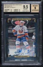 2015-16 Upper Deck Portfolio Auto John Tavares #90 BGS 9.5 GEM MINT Auto mq4