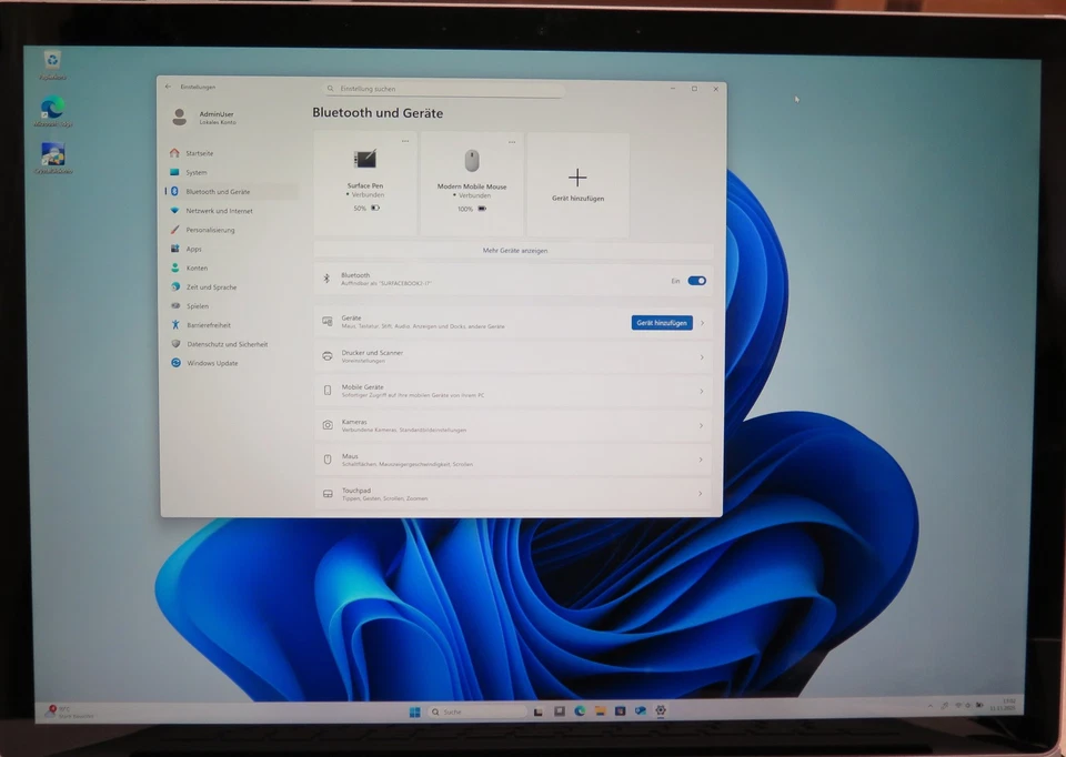 Microsoft Surface Book 2: i7 8650U, 16GB, 512GB SSD, GTX 1060, Win11 Pro+Zubehör - Bild 4 von 4