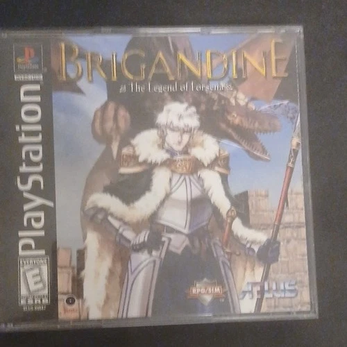 Brigandine: The Legend of Forsena (Sony PlayStation 1, 1999) W Manual No Map