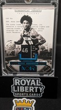 2024-25 Panini Noir Screenplay Jerseys Scoot Henderson #SJ-SCT Platinum 1/1