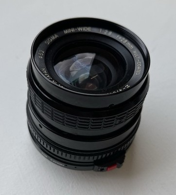 Sigma Mini Wide II 28mm F/2.8 Classic Prime Objektiv & Tasche Canon Mount