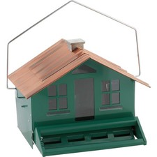 Perky-Pet Squirrel-Be-Gone Green Metal 12 Lb. Capacity Bird Feeder 339 Perky-Pet