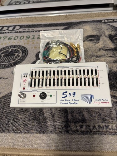 Zapco SEQ Low Noise 18 Band Preamp Equalizer Board Vintage Rare Tested Working