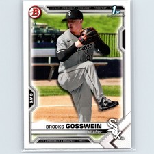2021 Bowman Draft Brooks Gosswein #BD-21 Chicago White Sox