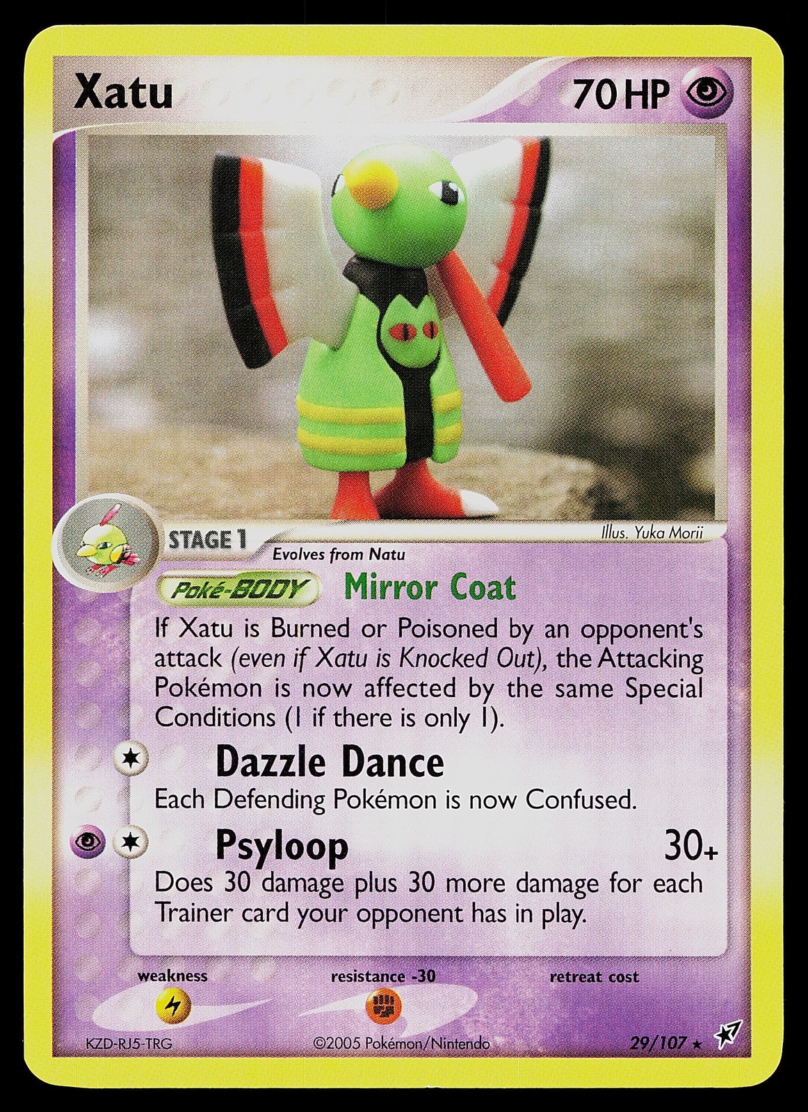 Pokemon Card - Xatu Deoxys 29/107 Rare