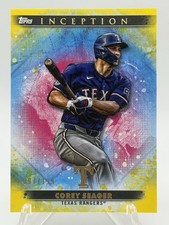 2024 Topps Inception Yellow #60 Corey Seager 097/199