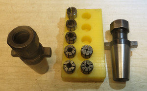 2 Universal Kwik-Switch 200 Acura Flex Collet Holder  80236 with 7   1/8 -1/2"