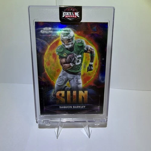 2025 Topps Cosmic Chrome Saquon Barkley Sun (RAW)