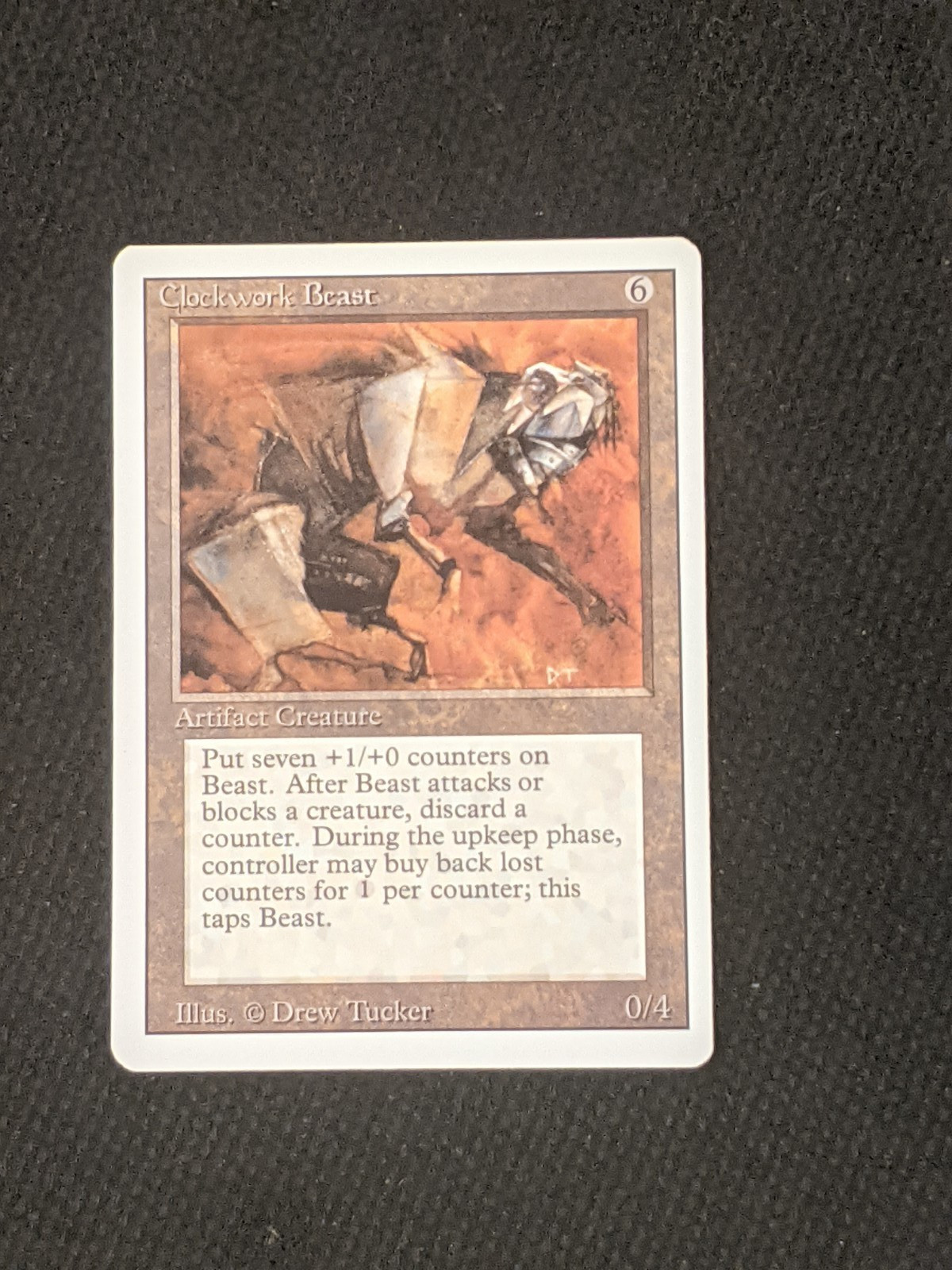 1994 Revised/3rd Edition Clockwork Beast Magic The Gathering Pack Fresh Unplayed