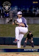 2019 Lincoln Saltdogs Team Issue #3 Austin Boyle Orange California Baseball Card
