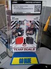 Panini 2024 Rookies & Stars Team Duals Relics TD-CHI Williams/Odunze CGC