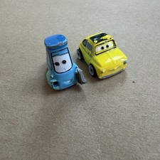 Disney Pixar Cars Luigi Guido Diecast 1:43 Disney Store Lot of 2