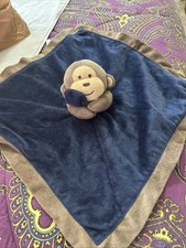 Carters Monkey Lovey Security Blanket Plush Doll Nursery Toy Rattle 2011