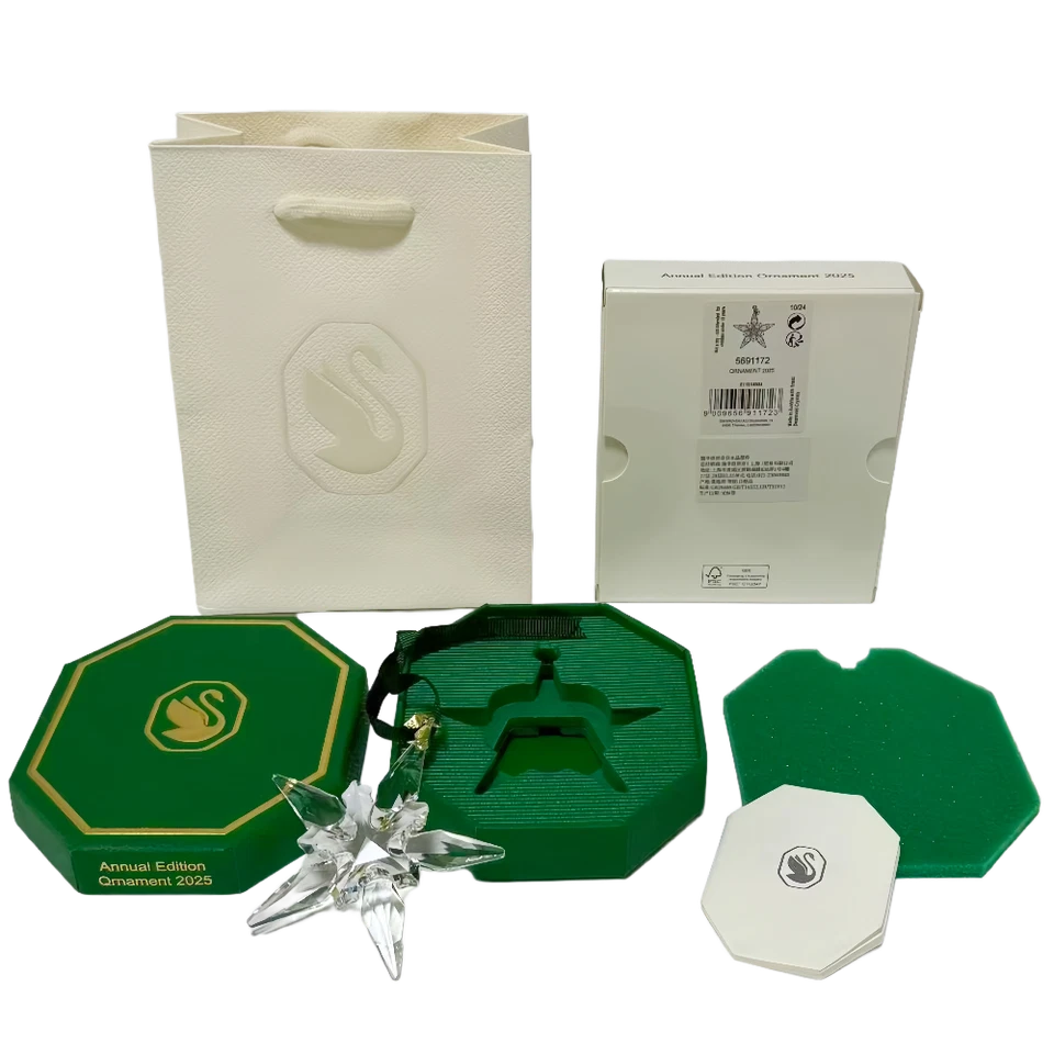 10pcs 2025 Crystal Christmas Edition Decorative Bestseller 5691172 - Image 2 of 4