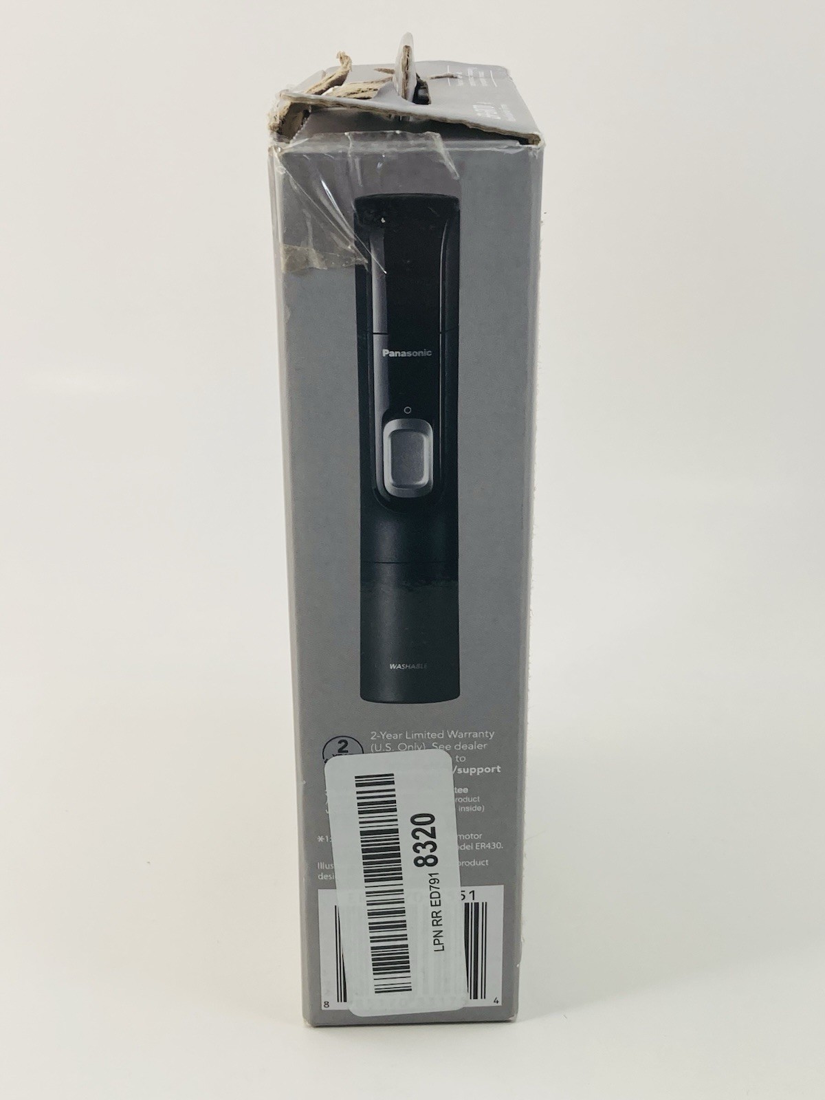 Panasonic Ear and Nose Hair Trimmer for Men with Vacuum Cleaning System, ER-GN70