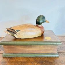 Tom Taber National Gun Pachmayr Classic Ducks Unlimited Mallard Cigar Box