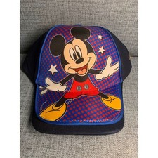Disney Mickey Mouse Kids Snapback Hat Blue Adjustable Youth Child Baseball Cap N