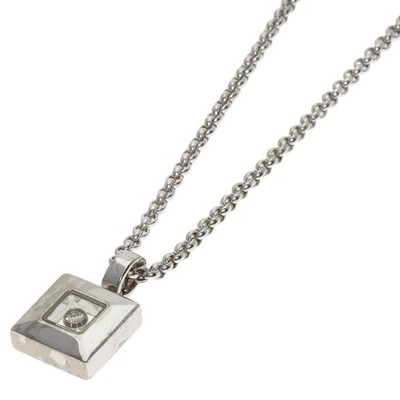 Chopard Happy Diamant Collier K18 Weißgold Damen [gebraucht]