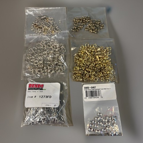 JEWELRY MAKING REPAIRING Split Jump Ring Ball Head Pin Cap Spring Ring Connector