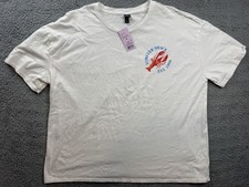 Wild Fable Shirt Womens XL White Lobster Shack Fresh Catch Bar Harbor Maine