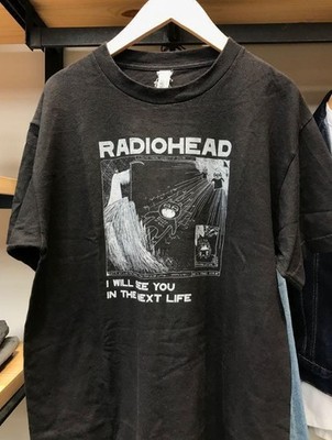 Radiohead I will see you in the next life vintage black t-shirt QT2670