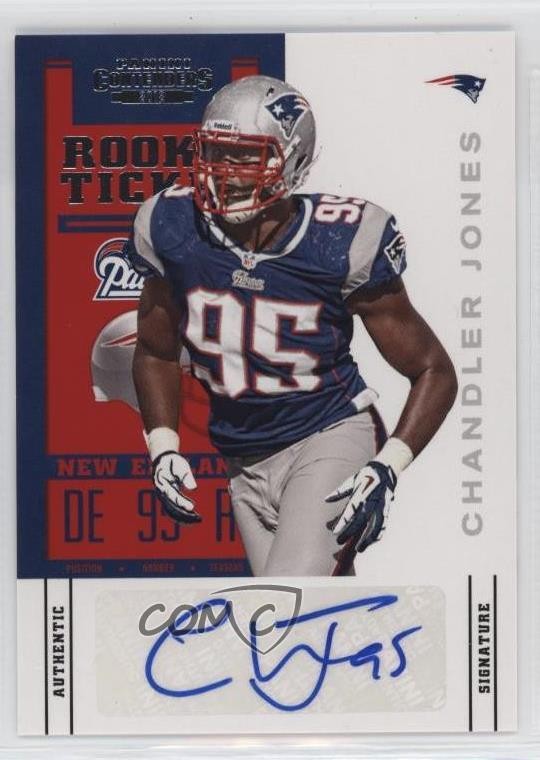 2012 Panini Contenders Rookie Ticket Chandler Jones #115 Rookie Auto RC 1q7