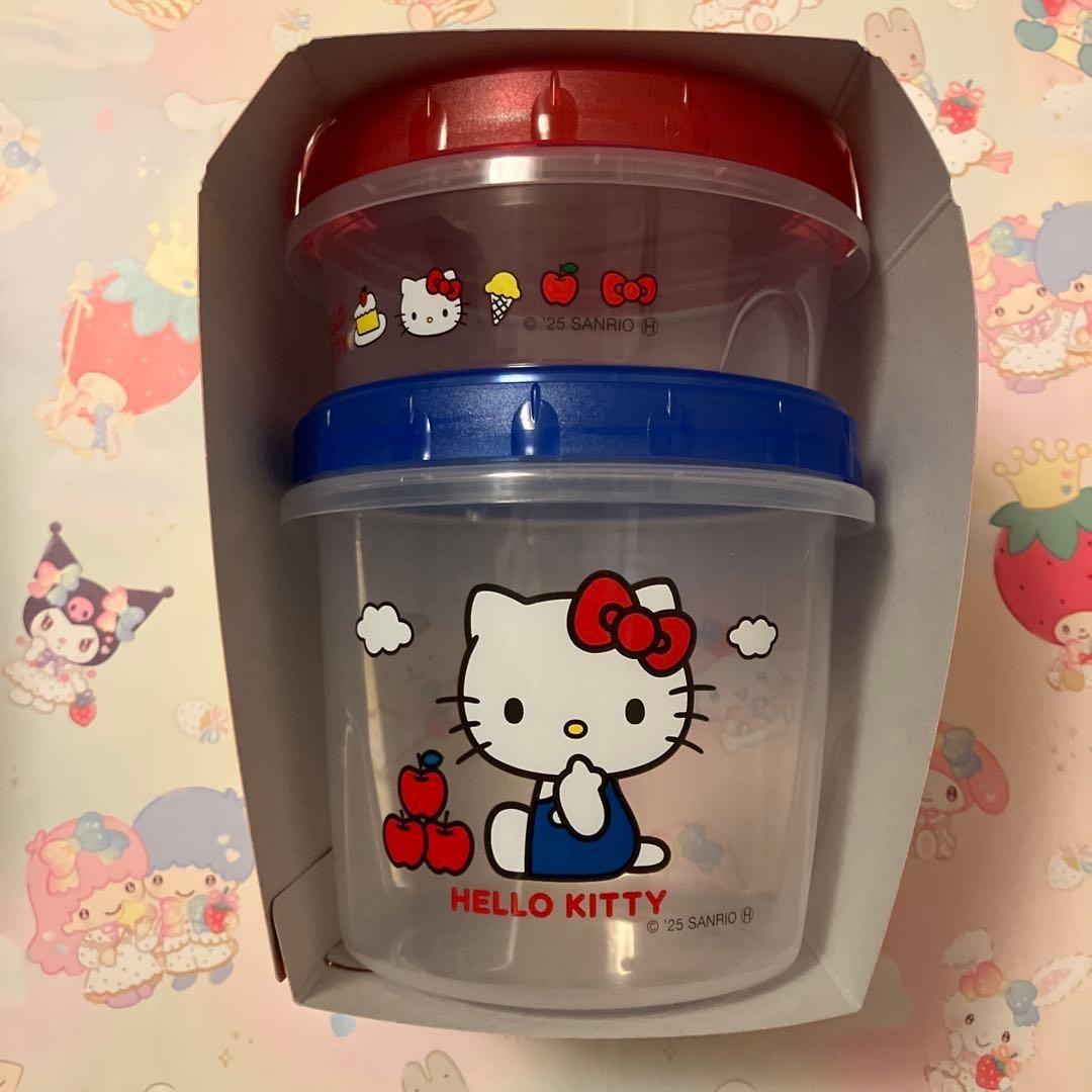 Sanrio Ziploc / Cinnamoroll Hello Kitty Kuromi  3 Set Containers / NEW JAPAN