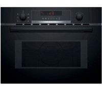 Bosch Series 4 CMA583MB0B 44L Combi Microwave 900W, HotAir & AutoPilot 15, Black
