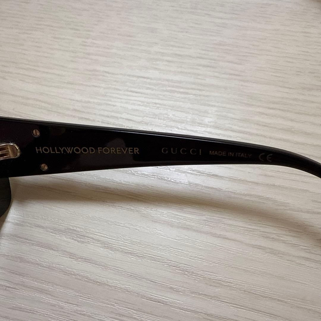 GUCCI Hollywood Forever Rectangular Sunglasses Bl… - image 7
