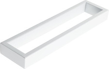 White Towel Bar for Bathroom, 10 Inch Hand Towel Holder Wall Mount