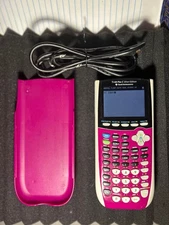 Texas Instruments TI-84 Plus C Silver Edition Graphing Calculator - Pink TESTED