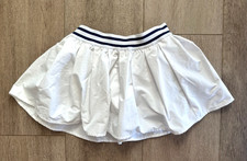 Crewcuts J Crew Girls' 5 White Active Pleated Skort Tennis Preppy