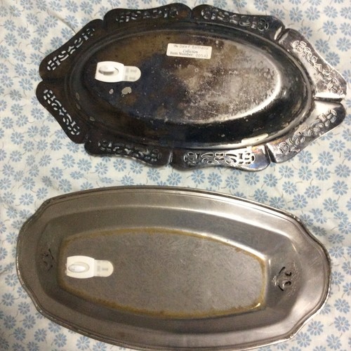 Antique Trays ● Lot of 6 ● Ornate ● All Metal - Picture 9 of 11