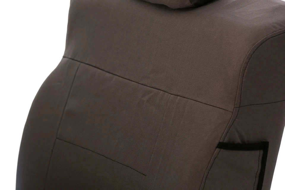 For Ford E-250 Econoline 99 Saddleman Canvas 2nd Row Charcoal Custom Seat Covers Foto 3 de 4