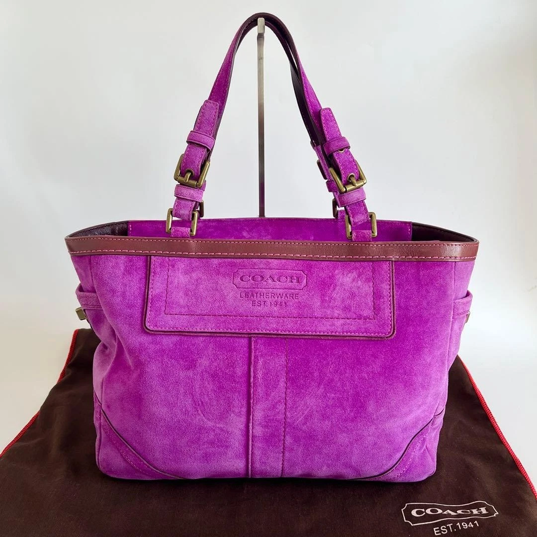 バッグ Coach Tote bag kawaii signature Purple バッグ Coach Tote bag kawaii signature Purple Coach Tote bag